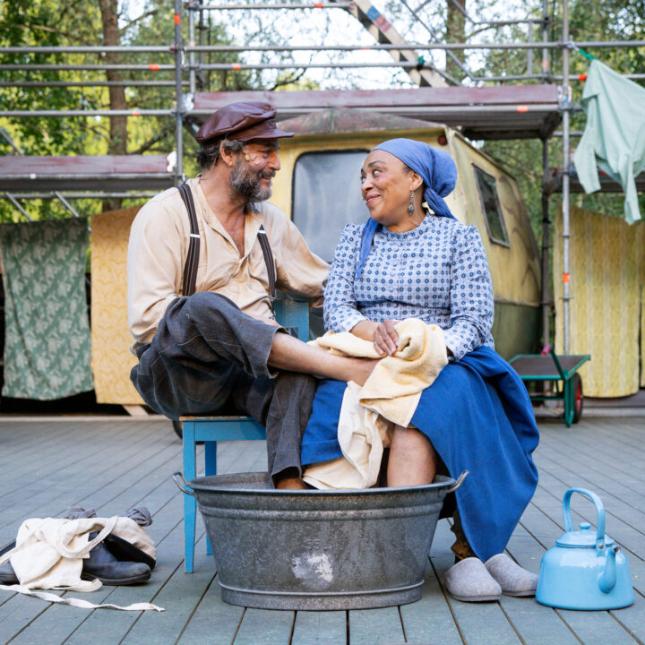 "Spelman på taket" sommarteater med Västerbottensteatern 2024-2025. Foto: Patrick Degerman