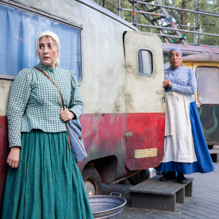 "Spelman på taket" sommarteater med Västerbottensteatern 2024-2025. Foto: Patrick Degerman